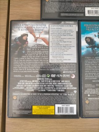 Pack 5 DVDs Harry Potter (Español)
