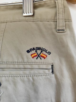 Pantalón chino hombre verano beige