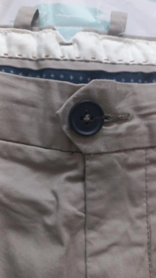 Pantalón corto chino beige Springfield Talla 44