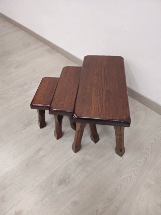 Tavolini rustici in legno massello