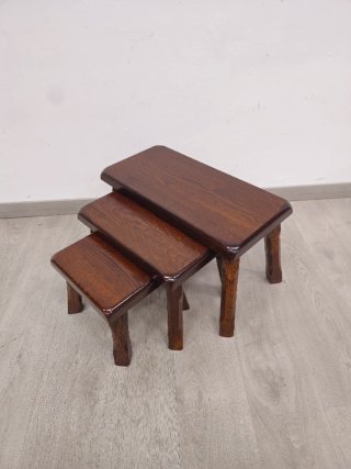 Tavolini rustici in legno massello