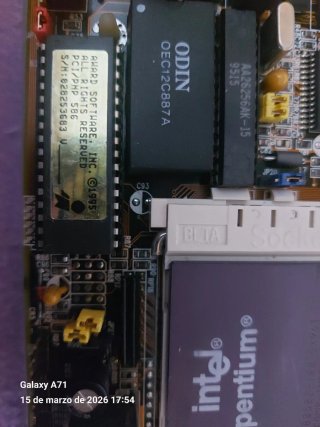 Placa Base Intel Pentium MP058+procesador+ram