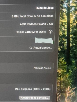 Imac 21.5 4k 2017