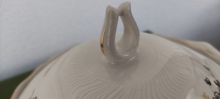 Zuppiera Tognana porcellana filo d'oro D.20cm