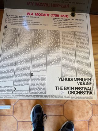Mozart: Concerti per violino - Menuhin