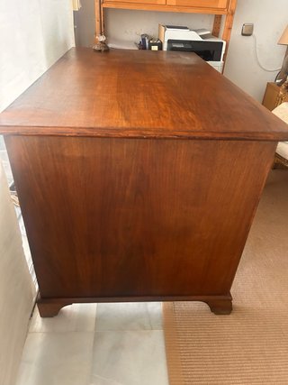 Escritorio antiguo madera roble años 40