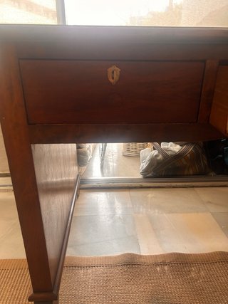 Escritorio antiguo madera roble años 40