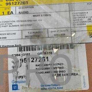 SISTEMA RADIO / CD CHEVROLET AVEO NUEVO 95127261