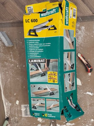 Guillotina para suelo laminado