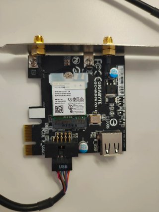 Tarjeta WiFi Gigabyte 2,4Ghz y 5Ghz