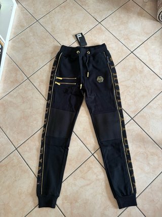 Tuta Philipp Plein X Mayweather Nero/Oro