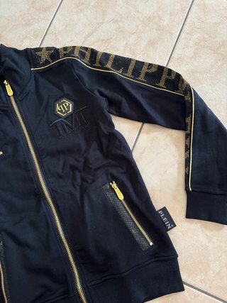 Tuta Philipp Plein X Mayweather Nero/Oro