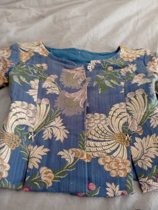 Traje Fallera Niña Azul Multicolor