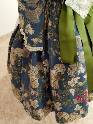 Traje Fallera Niña Azul Multicolor