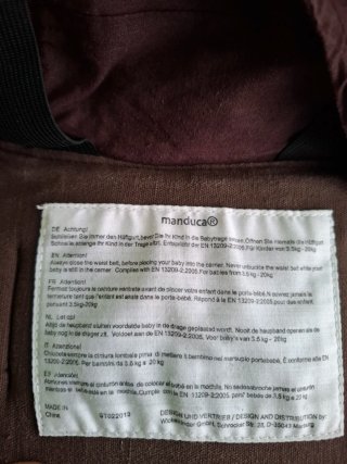 Mochila portabebés Manduca