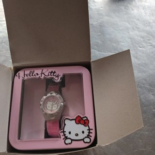 Reloj Hello Kitty Rosa y Blanco