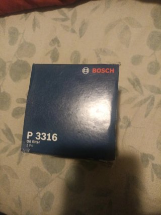 Filtro de aceite Bosch P 3316