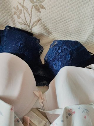 Sujetador 95C azul y rosa