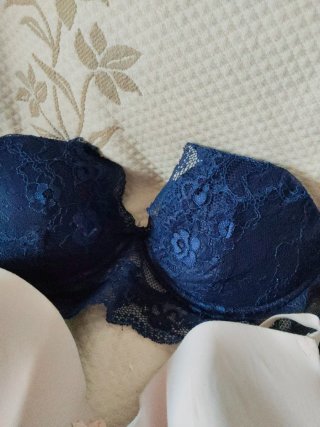Sujetador 95C azul y rosa