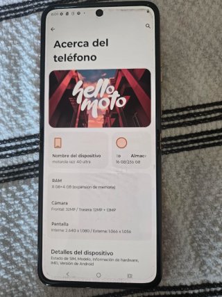 Motorola Razr 40 Ultra Nero