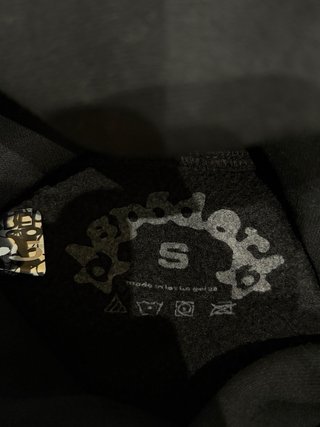 Sudadera Sp5der Negra Talla S