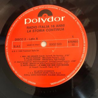 Radio Italia 16 Anni La Storia Continua 2xLP