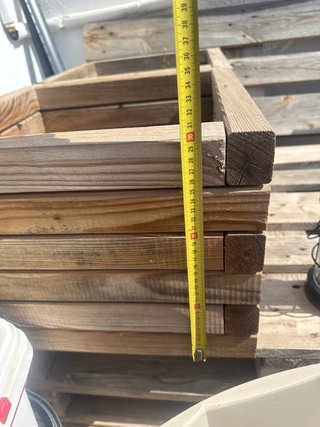 2 Jardineras de Madera