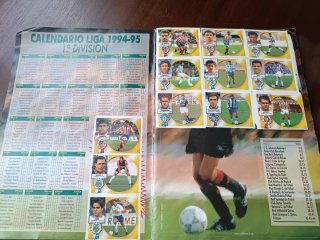 Álbum Cromos Liga Fútbol 94-95 1ª División
