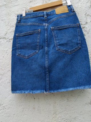 Falda vaquera azul pull&bear