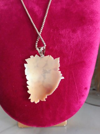 Cameo smalti argento lavorato floreale