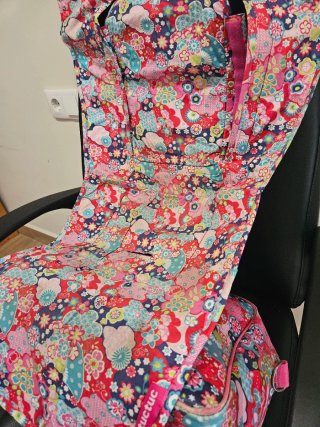 Funda verano Tuc Tuc silla bebé rosa floral
