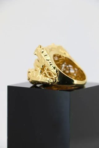 Anillo Oro Blanco con Circonita Ovalada