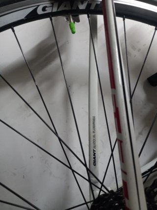Bicicleta de carretera Giant Blanca
