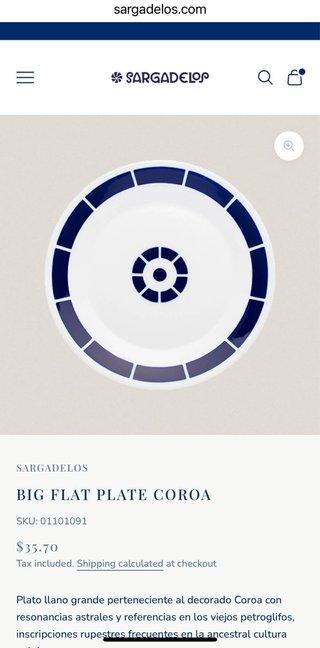 Juego de platos postre Sargadelos