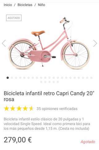 Bicicleta Infantil Capri Candy Rosa 20
