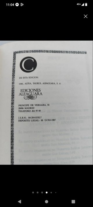 Biblia del Oso, Nuevo Testamento,