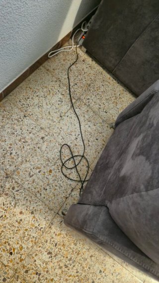 Sillón eléctrico reclinable gris