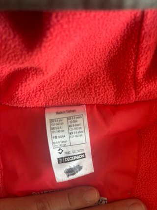 Abrigo Quechua Talla 8/9 Años