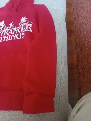 Sudadera Stranger Things Roja Talla M