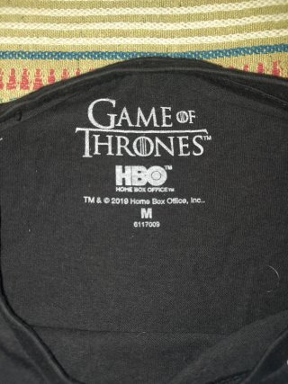Camiseta Game of Thrones Talla M