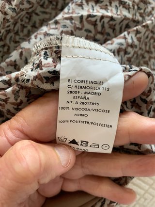 Vestido Studio Classics beige y marrón