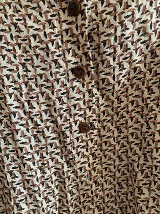 Vestido Studio Classics beige y marrón