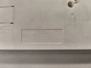 Casio SA-7 Teclado 100 Sonidos Tone Bank