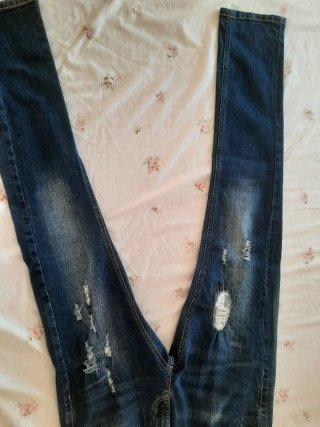 Jeans uomo Cotton & Six blu strappati