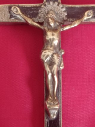 Cruz pectoral antigua francesa