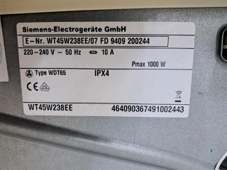 Secadora Siemens 8kg