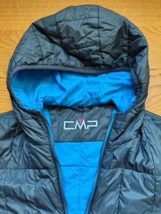 Giacca CMP 100gr ragazzo blu e grigia