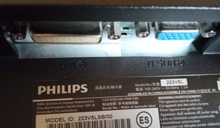 Monitor Philips de 21,5 pulgadas 223V5LSB/00