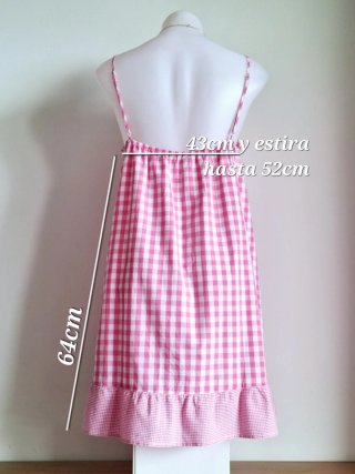 Camisón Vichy Mujer
