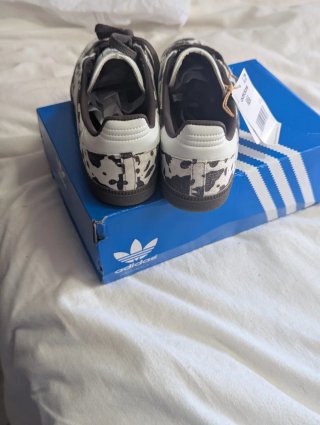 Adidas Samba Estampado Vaca Marrón/Blanco